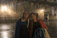 Oct 15 Cathedral at Santiago de Compostela with Harriet