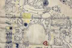 Embroidered journal
